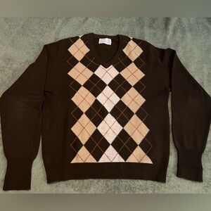 Large Vintage 100% wool cardigan